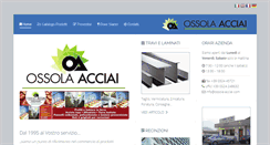 Desktop Screenshot of ossola-acciai.com